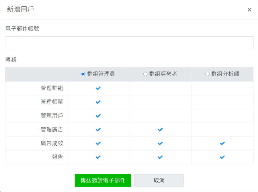 新增LINE LAP廣告用戶